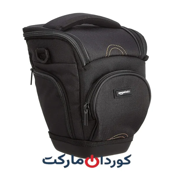 کیف دوربین AmazonBasics Holster برای دوربین‌ های DSLR (مشکی)