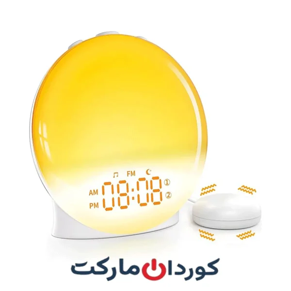 ساعت زنگ‌دار با نور شبیه‌سازی طلوع و غروب خورشید مدل D9000