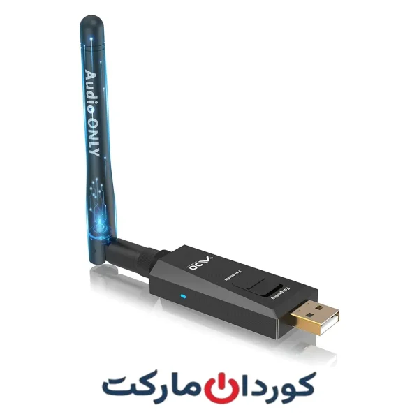 آداپتور صوتی YMOO USB بلوتوث 5.3 برای 2 هدفون بی‌سیم مدل B10PRO