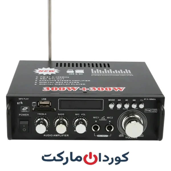 آمپلی فایر بلوتوث HiFi کارائوکه 600v AV-289