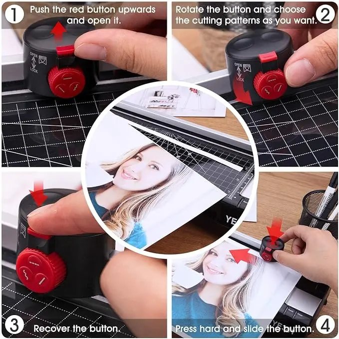 دستگاه لمینت و کاتر Eficentline A3 برش گوشه گرد، برش کاغذ - Image 4