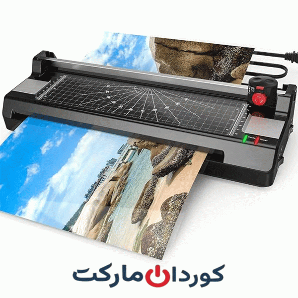 دستگاه لمینت و کاتر Eficentline A3 برش گوشه گرد، برش کاغذ