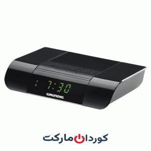 رادیو ساعت Grundig KSC 35 (تیونر FM) با عملکرد تایمر خواب مشکی