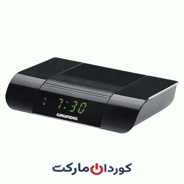 رادیو ساعت Grundig KSC 35 (تیونر FM) با عملکرد تایمر خواب مشکی