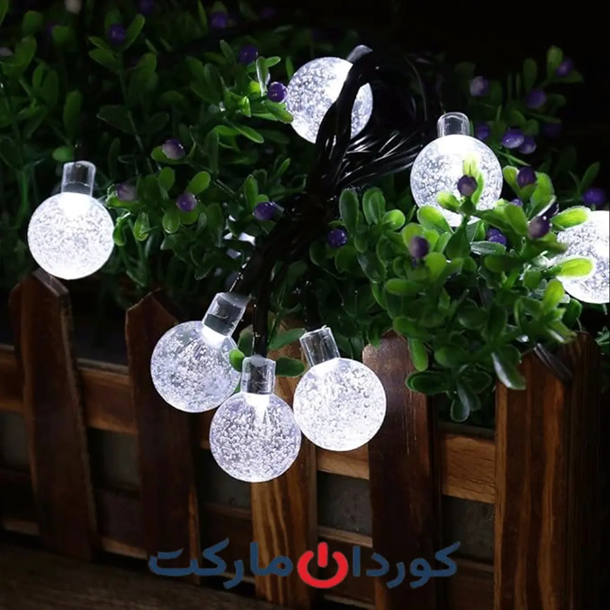 ریسه حبابی با پنل خورشیدی 19 گلوب توپ مناسب برای فضای باز - Image 2