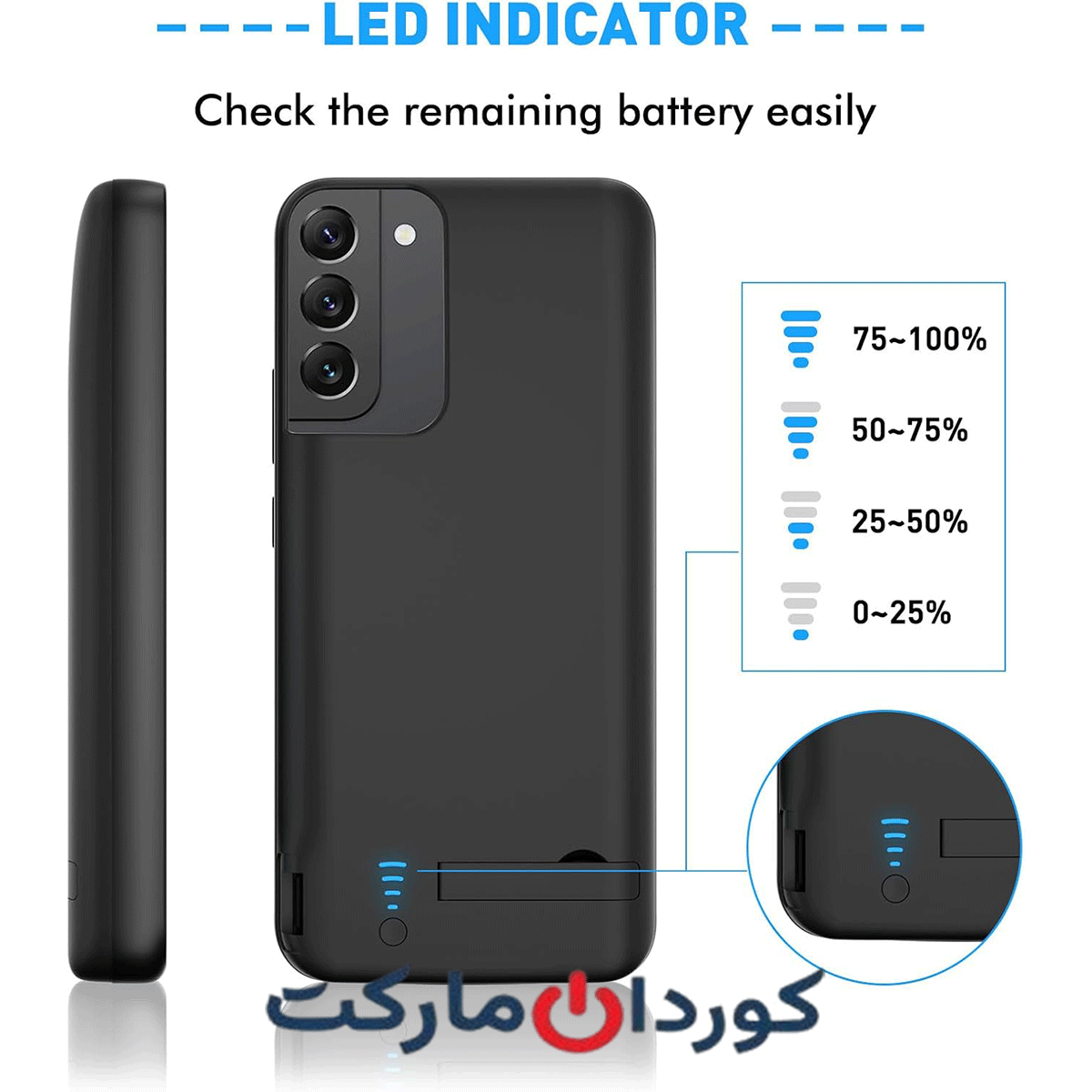 قاب باتری Gladgogo برای 4800mAH - GALEXY s22 - Image 3