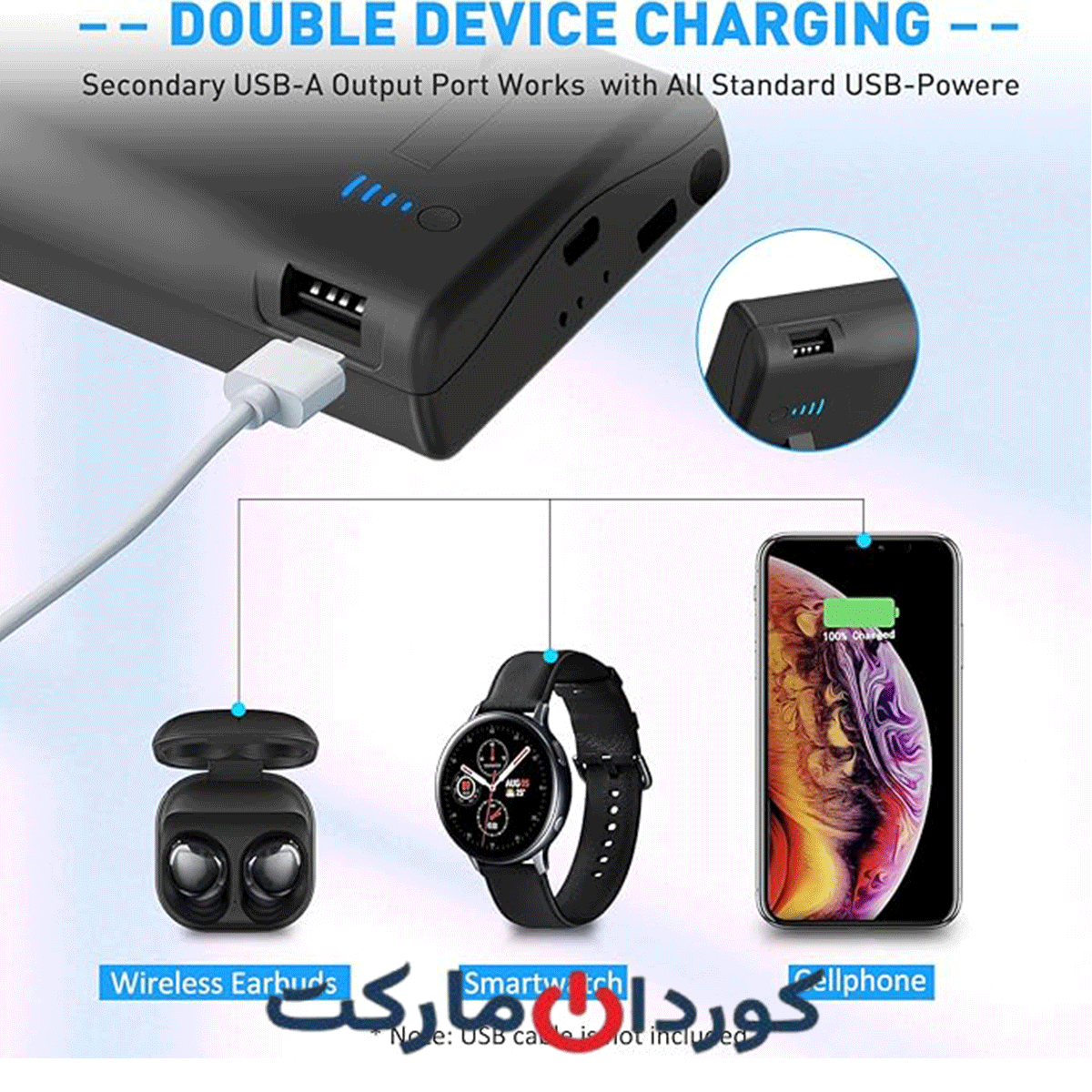 قاب باتری Gladgogo برای 4800mAH - GALEXY s22 - Image 9