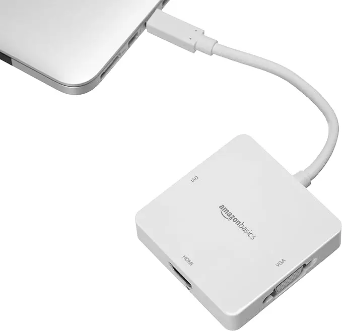 مبدل Mini DisplayPort (Thunderbolt 2) پورت 3 آمازون بیسیک Amazon Basic - استوک - Image 2