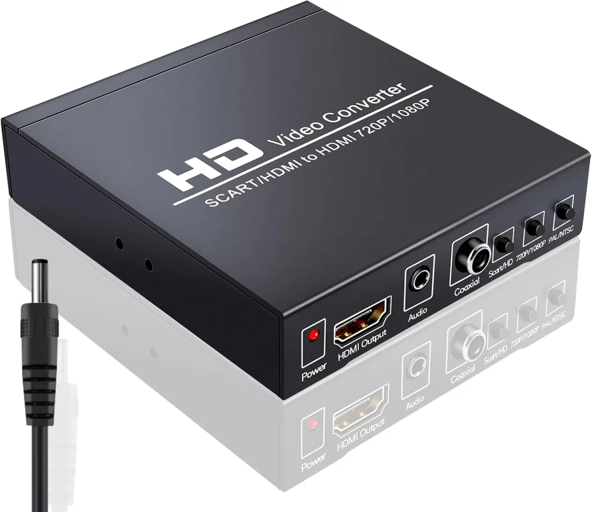 مبدل و سوئیچ SCART+HDMI به HDMI HD مشکی 1080P/720P - Image 5