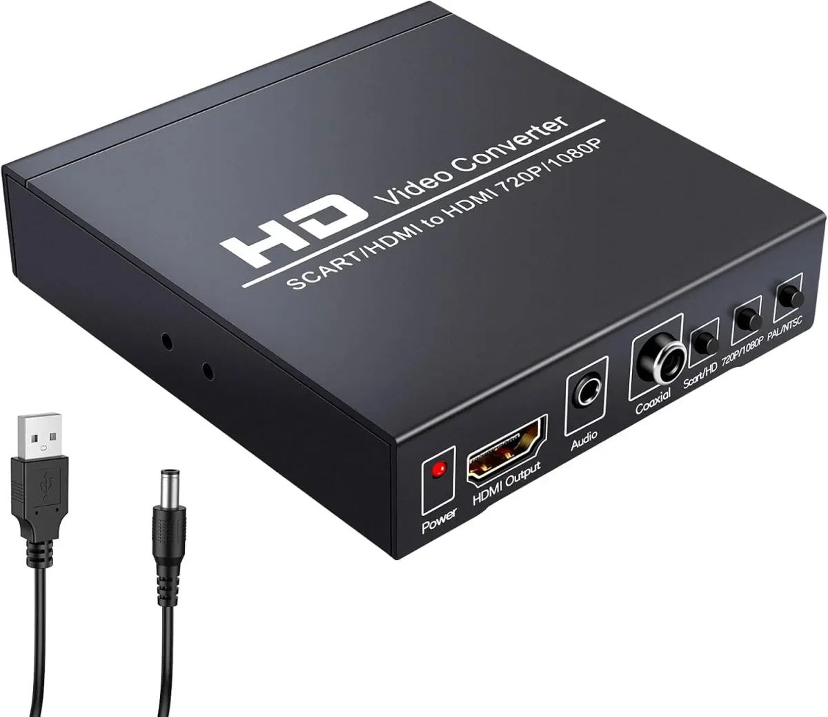 مبدل و سوئیچ SCART+HDMI به HDMI HD مشکی 1080P/720P - Image 8