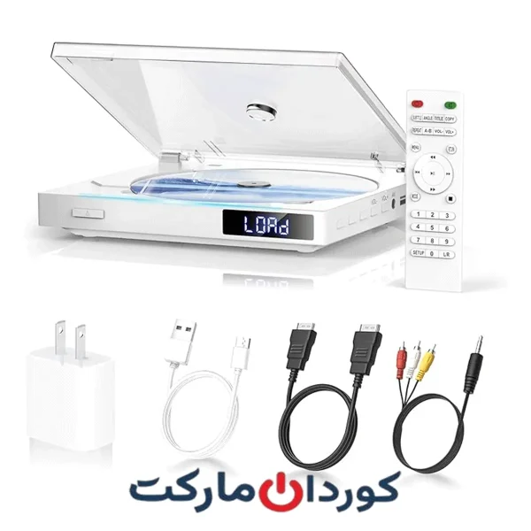 پخش کننده دی وی دی Maite با بلندگوی داخلی HiFi - مشکی