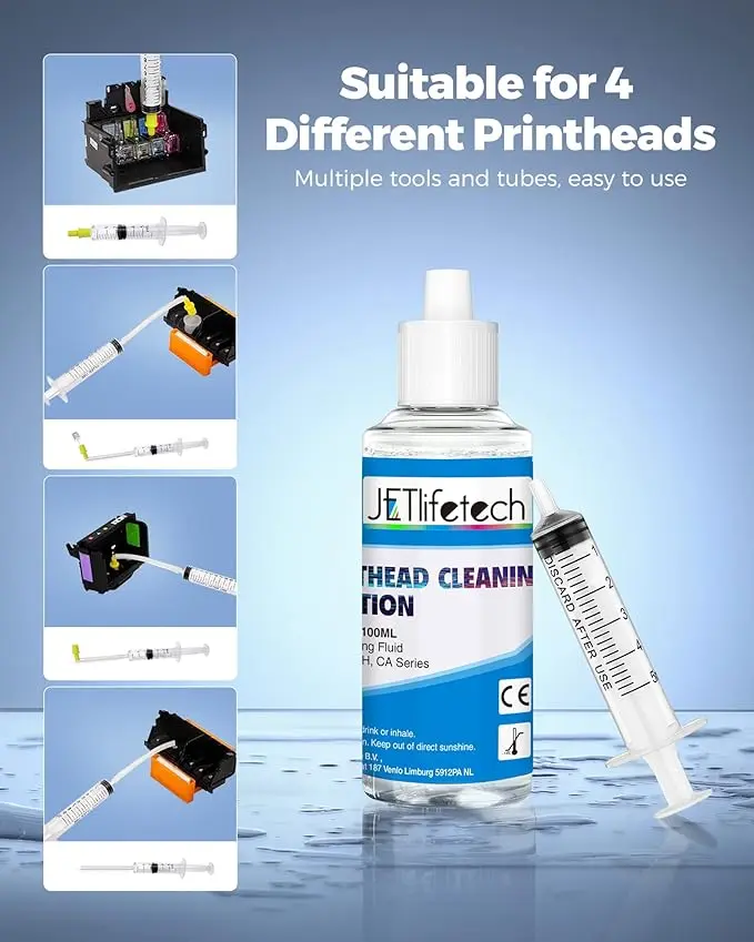 کیت تمیز کننده PrintHead -میلی لیتر 100 JETLifeTech - Image 8