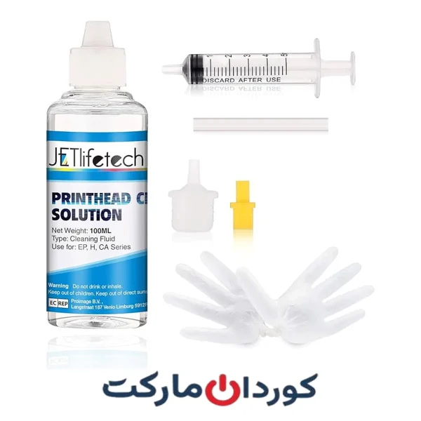 کیت تمیز کننده PrintHead -میلی لیتر 100 JETLifeTech