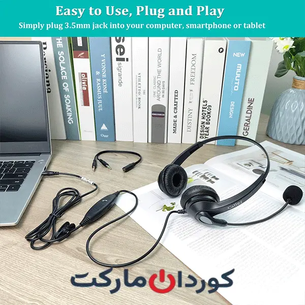 هدست مرکز تلفنی کالز جک 2.5 میلی مترCALLEZ کد ( 40227 ) - Image 5