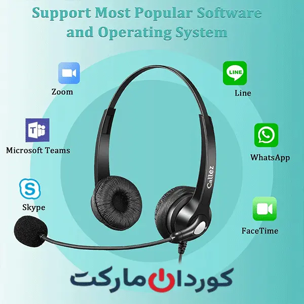 هدست مرکز تلفنی کالز جک 2.5 میلی مترCALLEZ کد ( 40227 ) - Image 7