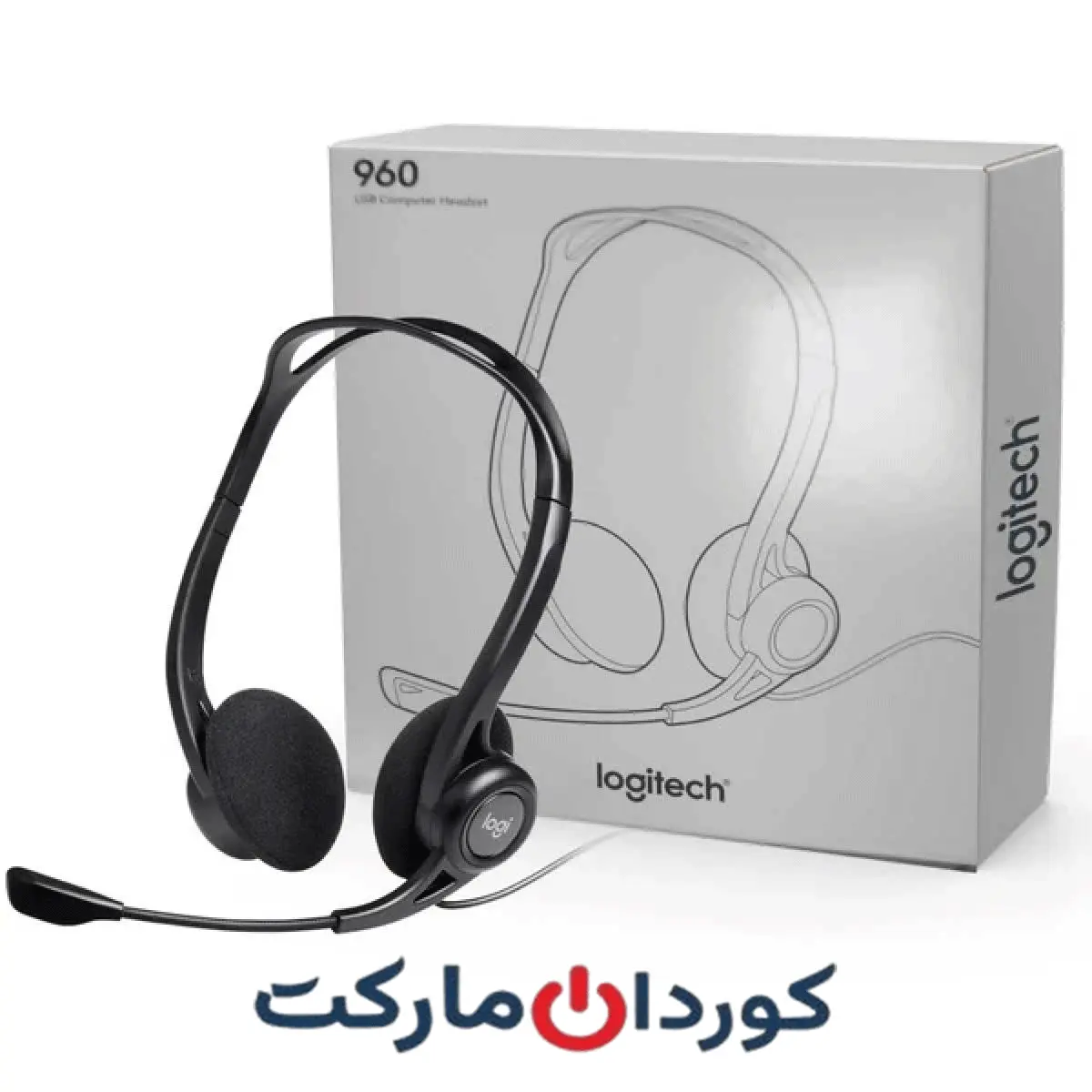 هدست USB لاجیتک logitech اصل مدل 960 / A00091 کد ( 40372 ) - Image 4