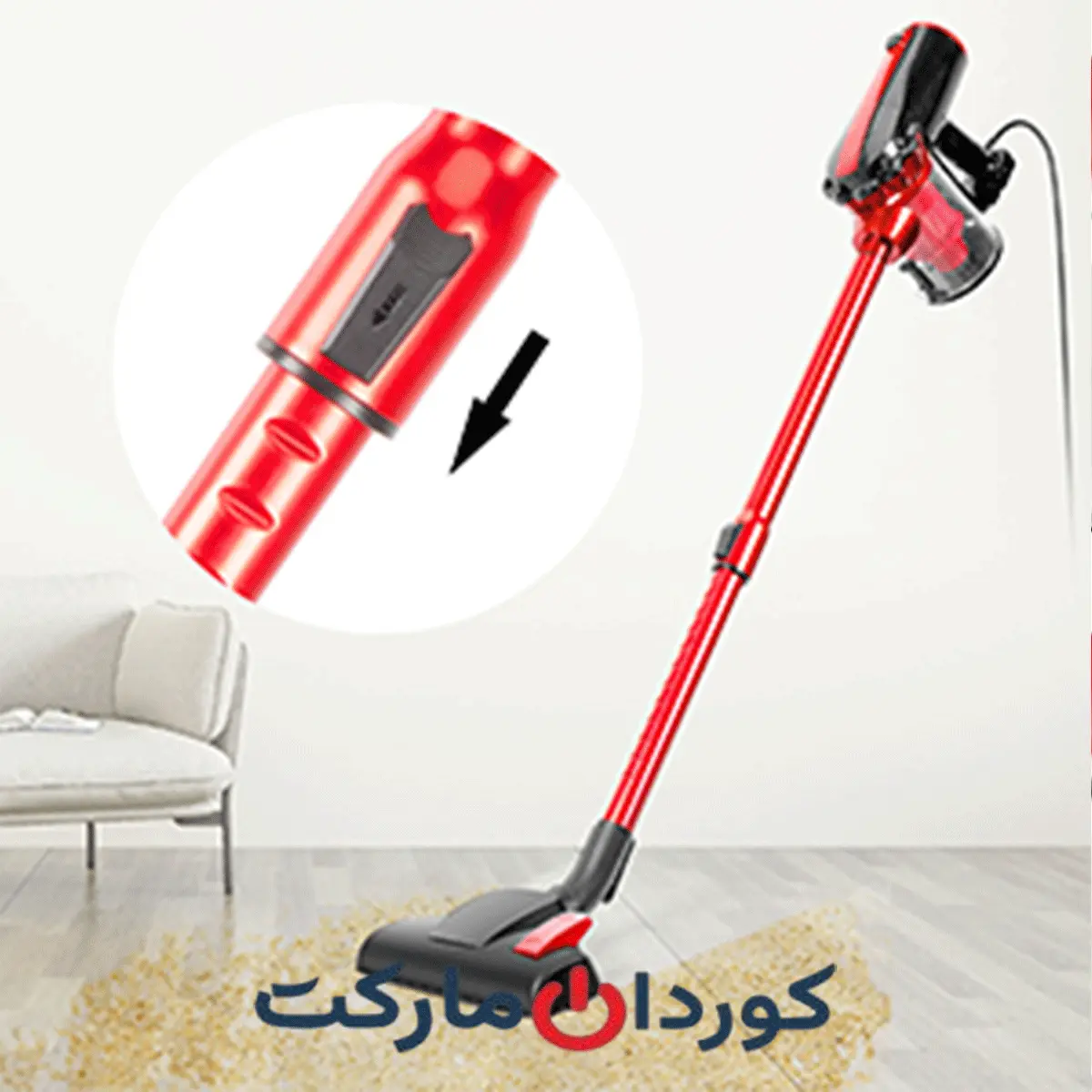 جارو برقی دستی چندکاره موسو برند MOOSOO (مدل SL585GA06) - Image 9