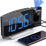 ساعت زنگ‌دار پروژکتوری با رادیو FM امپاو MPOW مدل HM127B