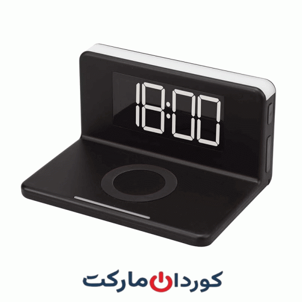 ساعت دیجیتالی وایرلس (شارژر بی سیم) رومیزری پوینتاچ POINTUCH مدل SY-W0241