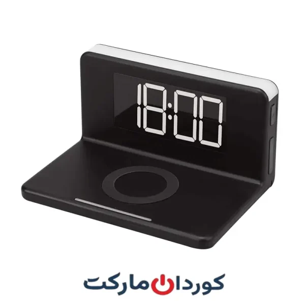 ساعت دیجیتالی وایرلس (شارژر بی سیم) رومیزری پوینتاچ POINTUCH مدل SY-W0241