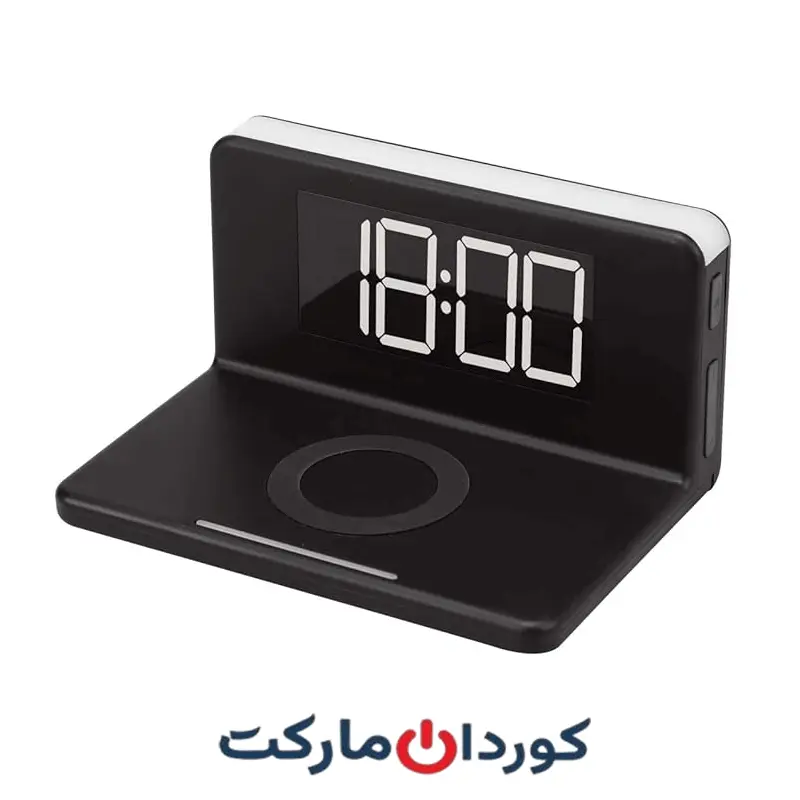 ساعت دیجیتالی وایرلس (شارژر بی سیم) رومیزری پوینتاچ POINTUCH مدل SY-W0241