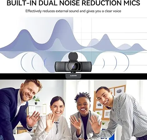 وب کم AUSDOM AF640 با کیفیت 1080P - Image 3
