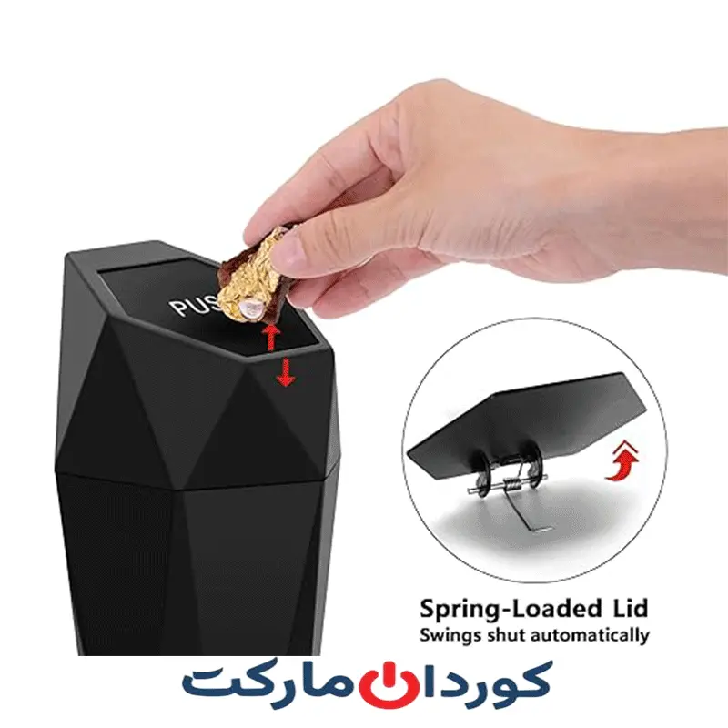 سطل زباله ضد نشت با درب و ۹۰ کیس - Image 2