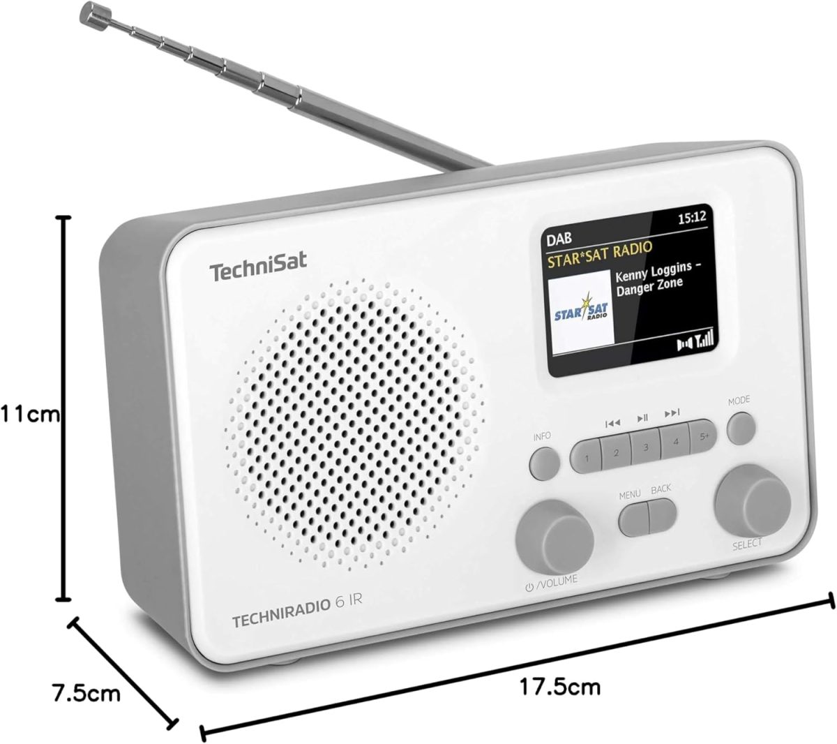 رادیو ساعت زنگ دار TechniSat TECHNIRADIO 6 IR مدل d-54550 - Image 7