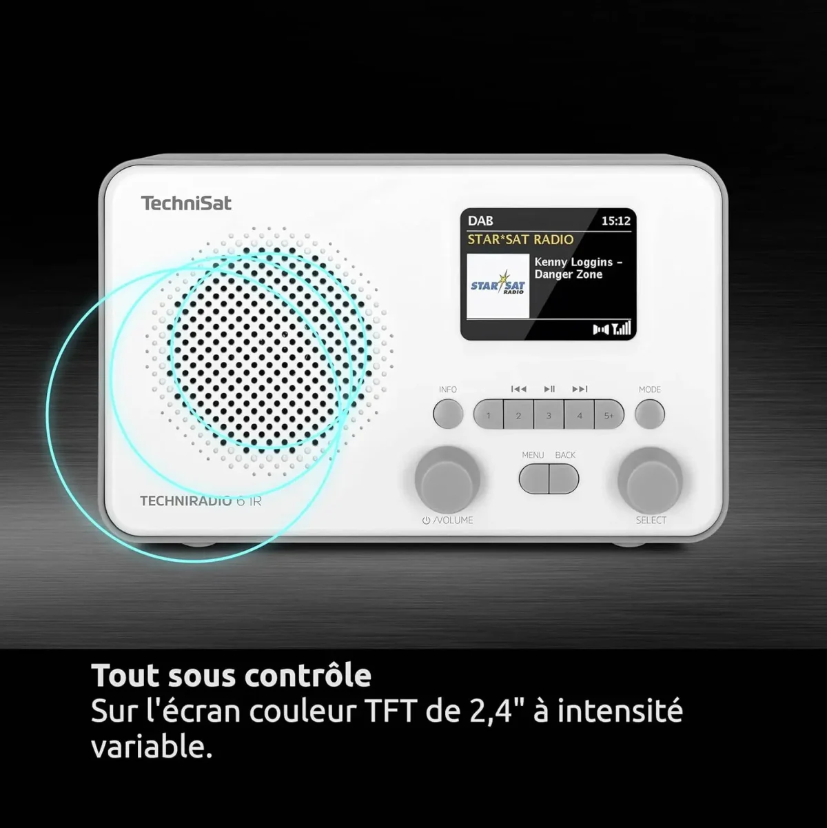 رادیو ساعت زنگ دار TechniSat TECHNIRADIO 6 IR مدل d-54550 - Image 6