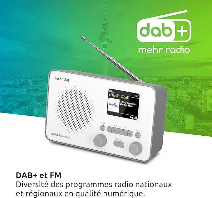 رادیو ساعت زنگ دار TechniSat TECHNIRADIO 6 IR مدل d-54550