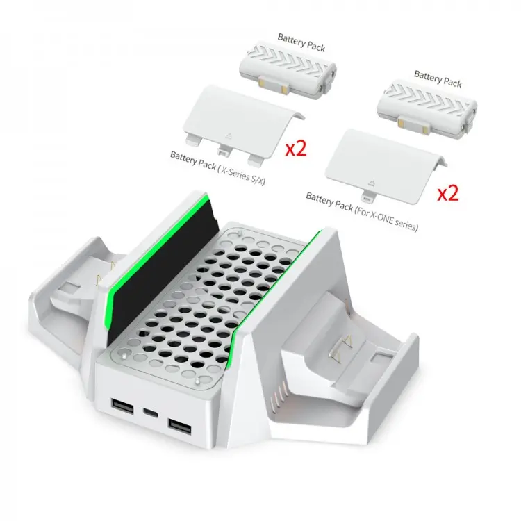 پایه چند کاره ایکس باکس Dobe Multifunctional Cooling Stand for X Series S - Image 6