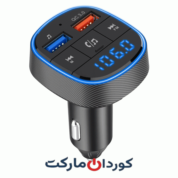 شارژر فندکی و گیرنده ی بلوتوث خودرو Kociso مدل BC57