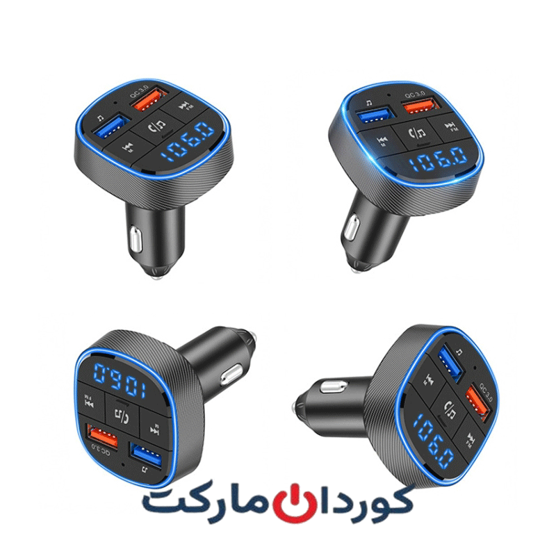 شارژر فندکی و گیرنده ی بلوتوث خودرو Kociso مدل BC57 - Image 2