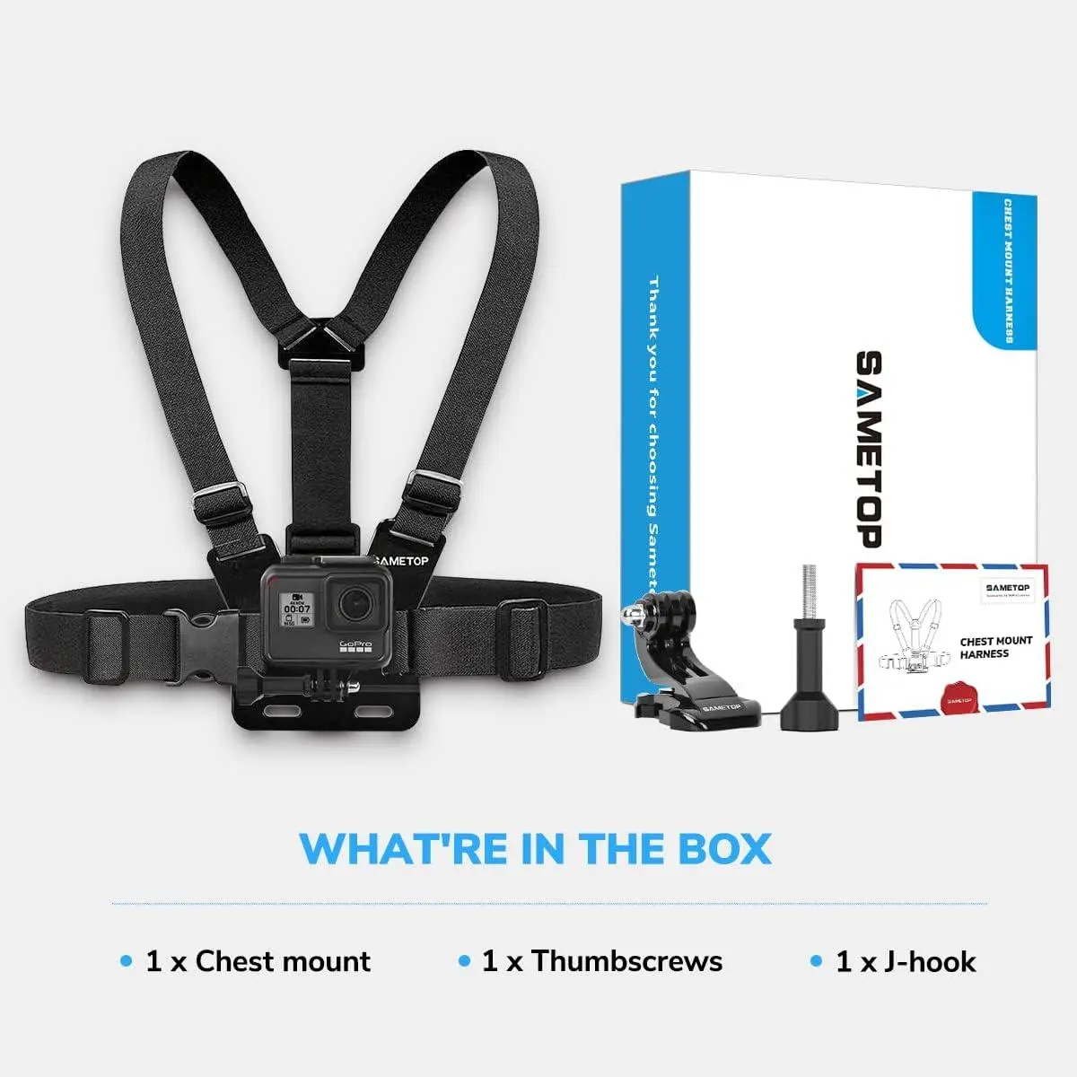 بند نگهدارنده دوربین Sametop Chest Mount - Image 2