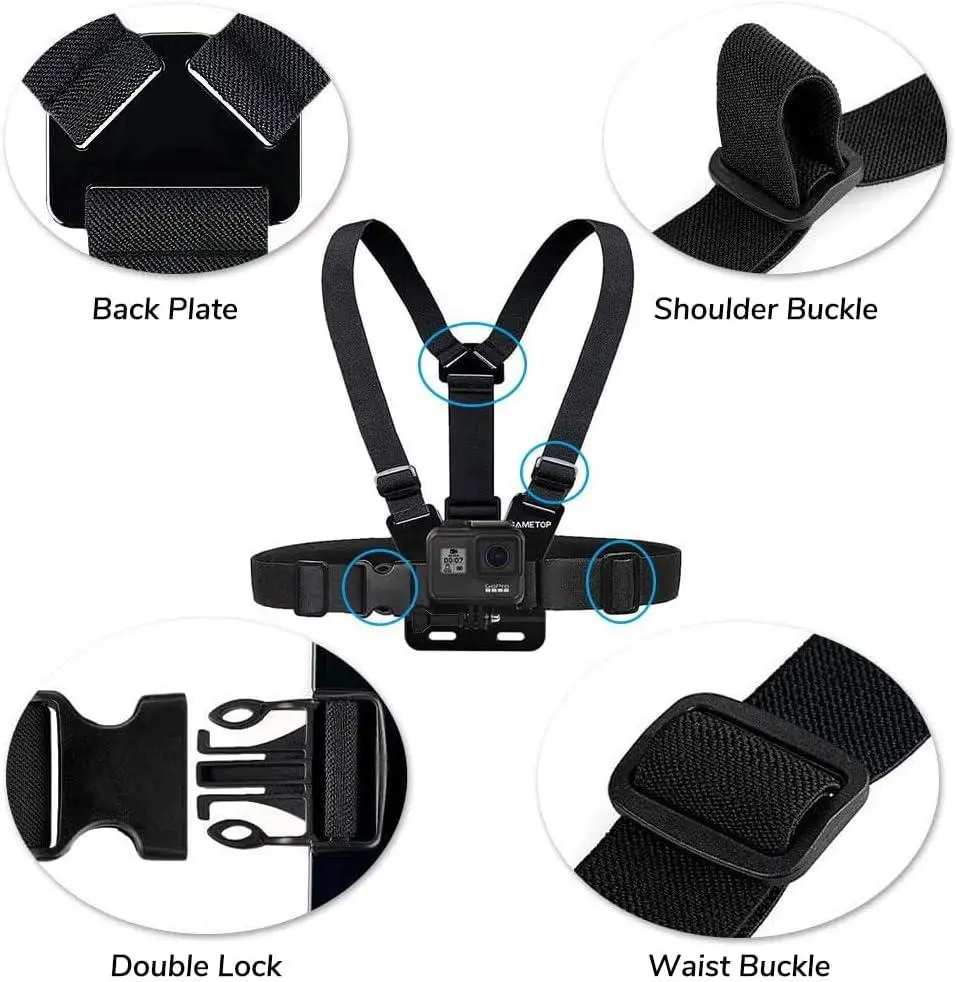 بند نگهدارنده دوربین Sametop Chest Mount - Image 3