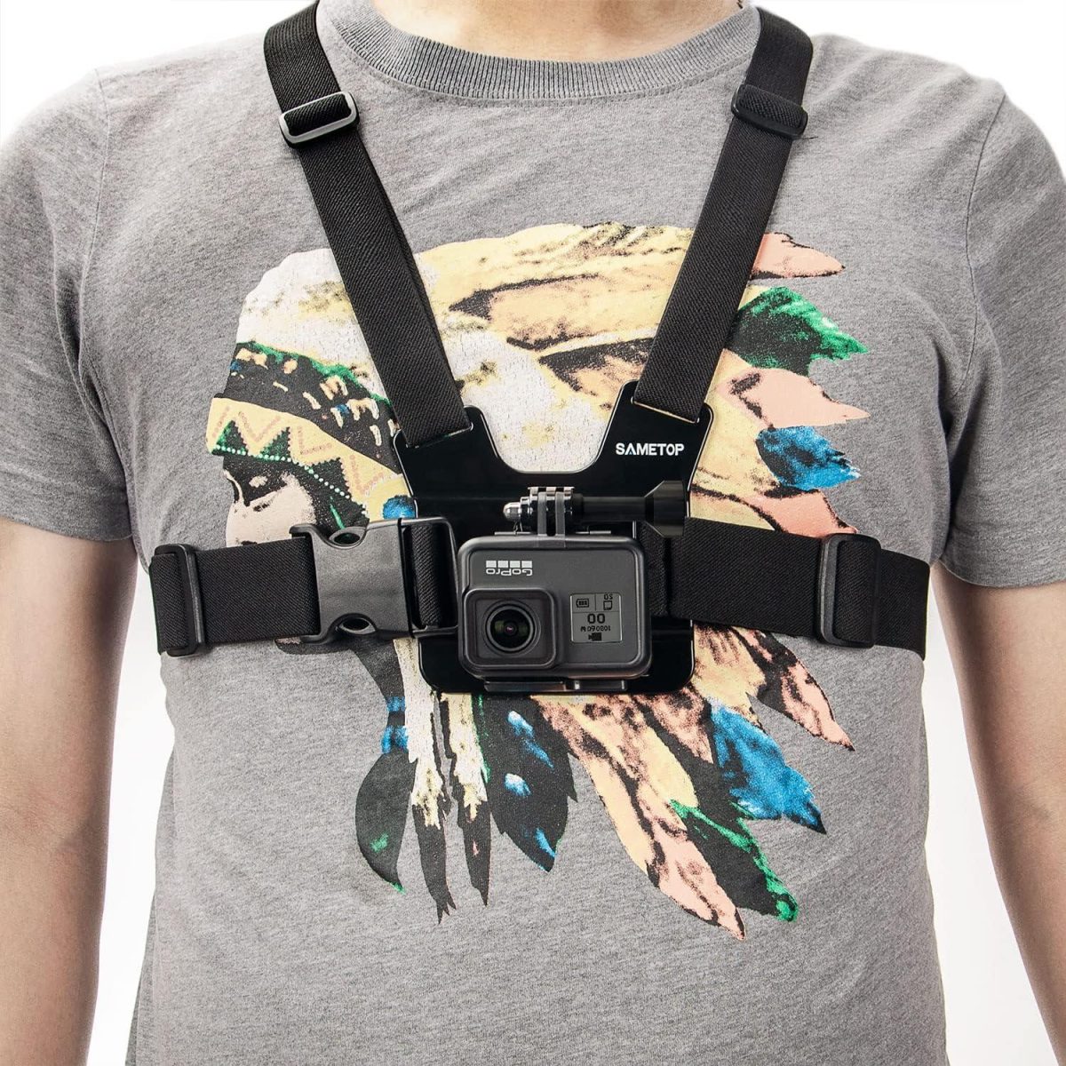 بند نگهدارنده دوربین Sametop Chest Mount - Image 5