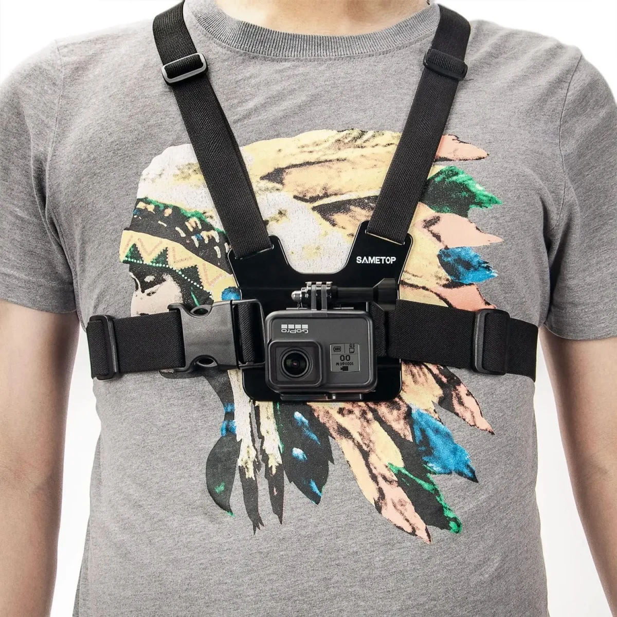 بند نگهدارنده دوربین Sametop Chest Mount - Image 5