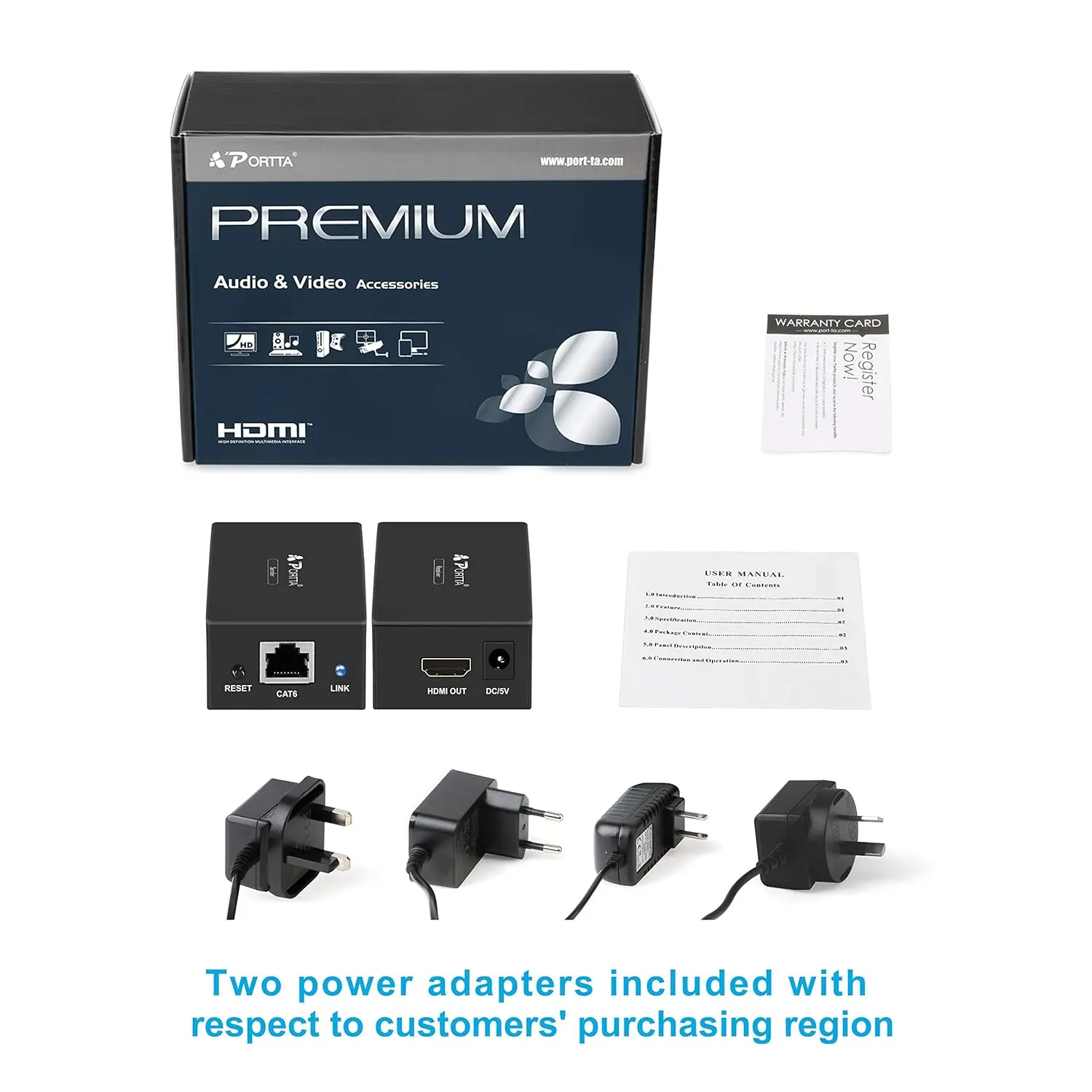 گیرنده پورتا PORTTA HDMI PREMIUM لوازم جانبی صوتی و تصویری مدل nset40e - Image 2