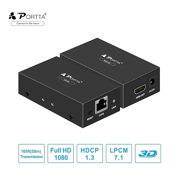 گیرنده پورتا PORTTA HDMI PREMIUM لوازم جانبی صوتی و تصویری مدل nset40e