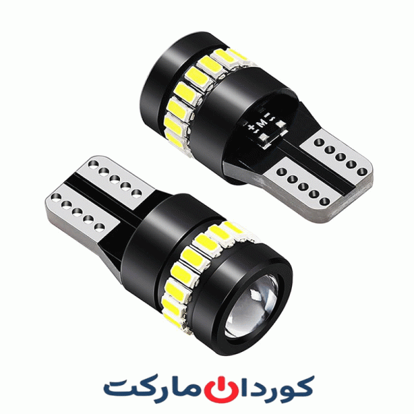 بسته ۲ عددی لامپ LED T10 W5W