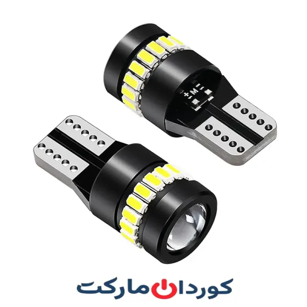بسته ۲ عددی لامپ LED T10 W5W