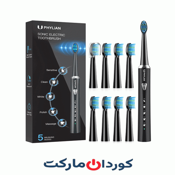 مسواک برقی PHYLIAN Sonic مدل HH06007-BLK
