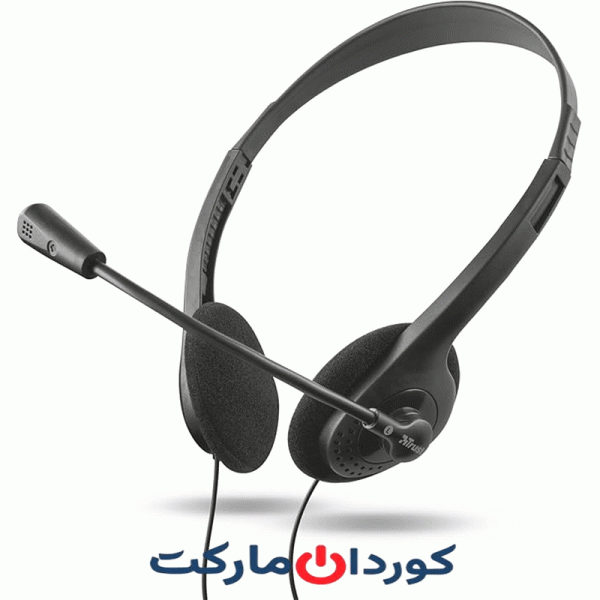 هدفون تراست TRUST برای کامپیوتر و لپ‌تاپ مشکی