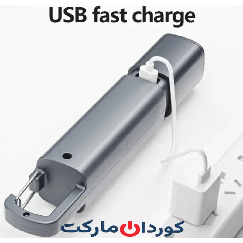 چراغ قوه شارژی ضدآب 1200 میلیآمپرساعت smiling shark SD-1023 - Image 13