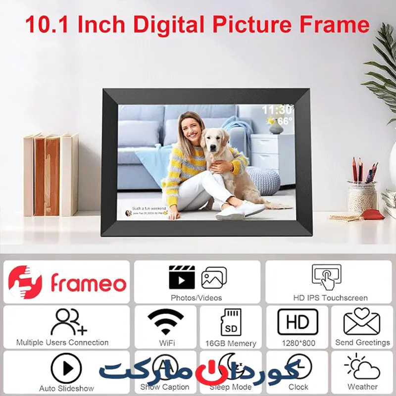 قاب عکس دیجیتال وای فای Frameo 10.1 اینچی P200 - Image 2