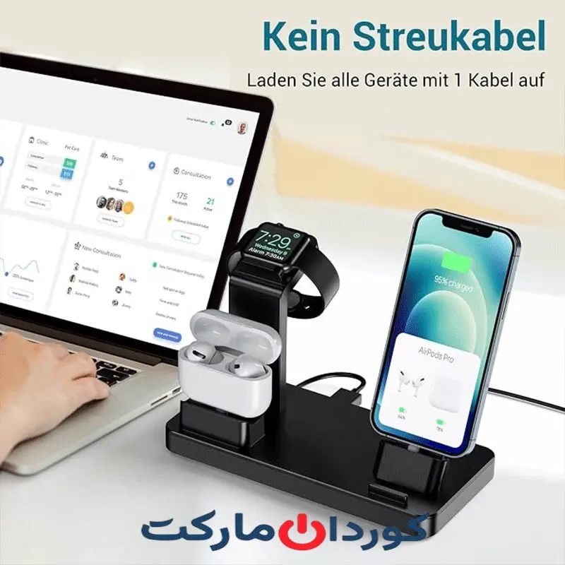ایستگاه شارژ سه کاره برای سری های اپل YFWC001 - Image 5