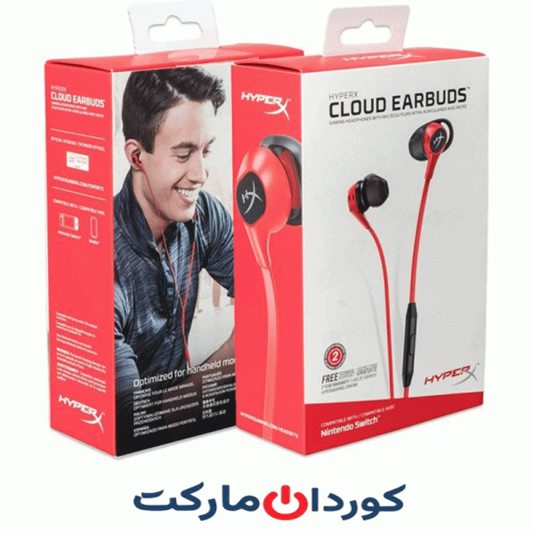 هندزفری سیمی HYPERX هایپرایکس Cloud Earbuds - استوک
