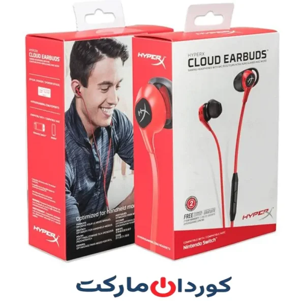 هندزفری سیمی HYPERX هایپرایکس Cloud Earbuds - استوک