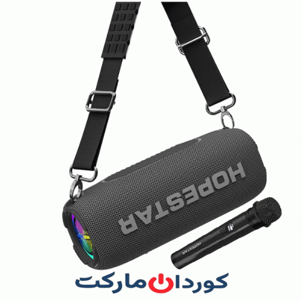 اسپیکر بلوتوثی قابل حمل هوپ استار HOPESTAR مدل P32 max با میکروفون - مشکی