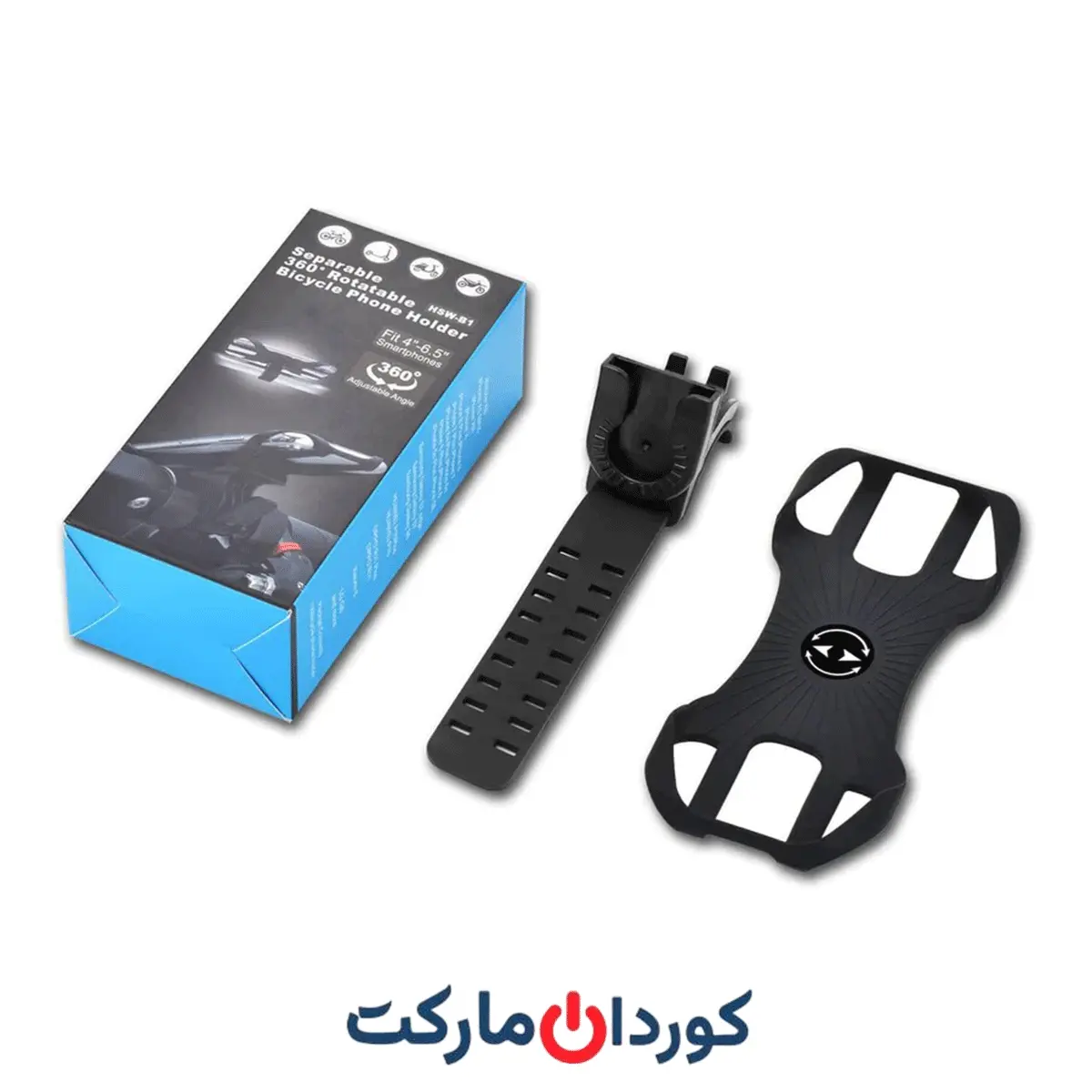 پایه نگهدارنده گوشی دوچرخه و ... با قابلیت چرخش 360 درجه HSW-B1